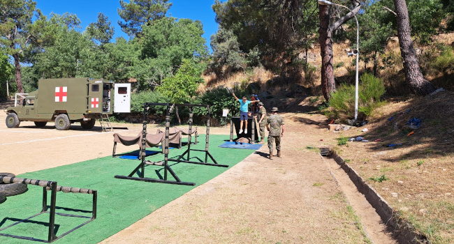 Las Fuerzas Armadas están presentes en el tradicional campamento de verano Venero Claro, ubicado en Navaluenga (Ávila), con actividades encaminadas...